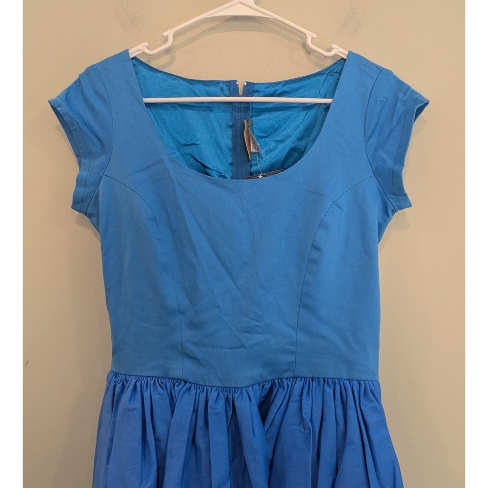 NWT Mary Blair Pinup Couture Bon Voyage Planes Dress Size Small - Picture 3 of 8